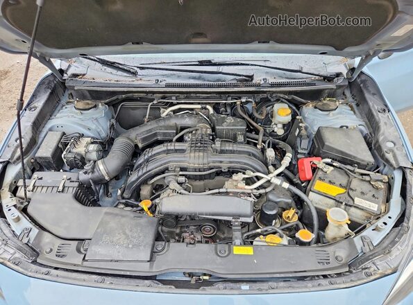 JF2GTAEC2K8256192 2019 SUBARU CROSSTREK Blue Engine compartment view