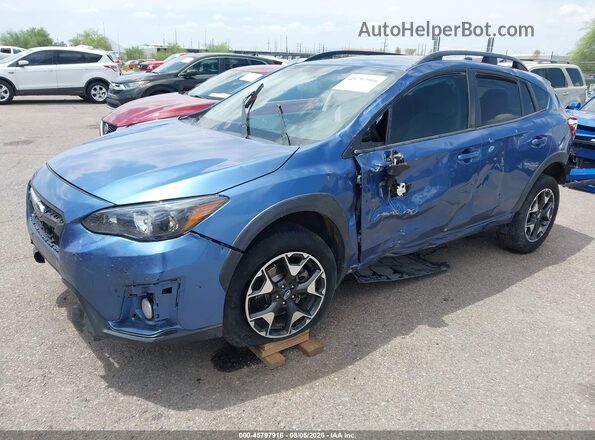 JF2GTAEC2L8277836 2020 SUBARU CROSSTREK Blue Front left