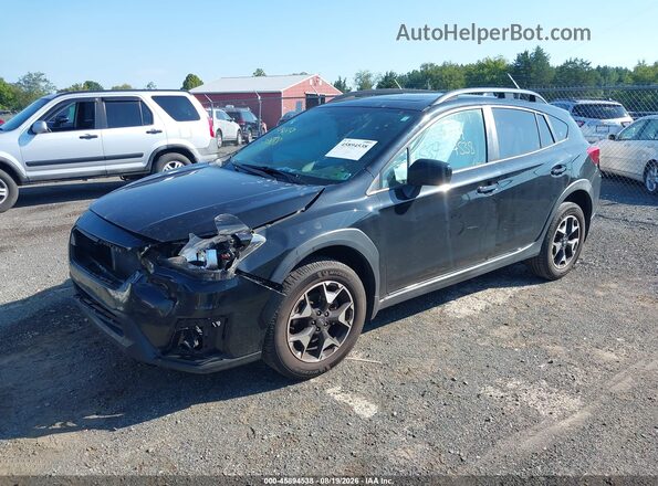 JF2GTAEC2LH249597 2020 SUBARU CROSSTREK Черный Передняя левая четверть