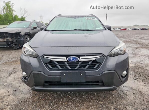 JF2GTAEC2M8321867 2021 SUBARU CROSSTREK Charcoal Vista frontal