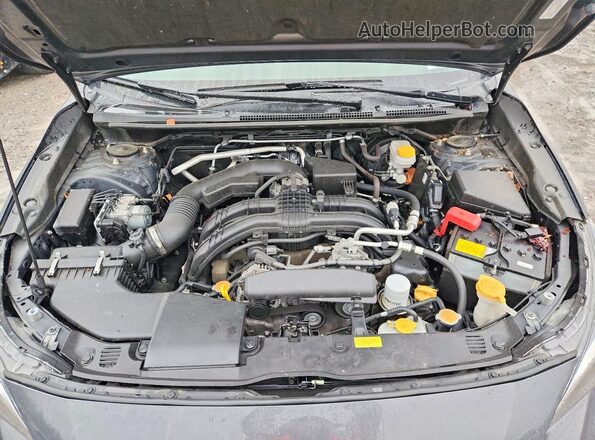 JF2GTAEC2M8321867 2021 SUBARU CROSSTREK Charcoal Vista del compartimento del motor