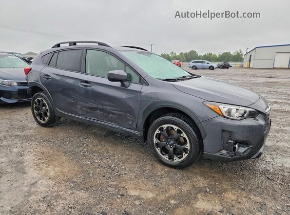 JF2GTAEC2M8321867 2021 SUBARU CROSSTREK Charcoal Delantero derecho