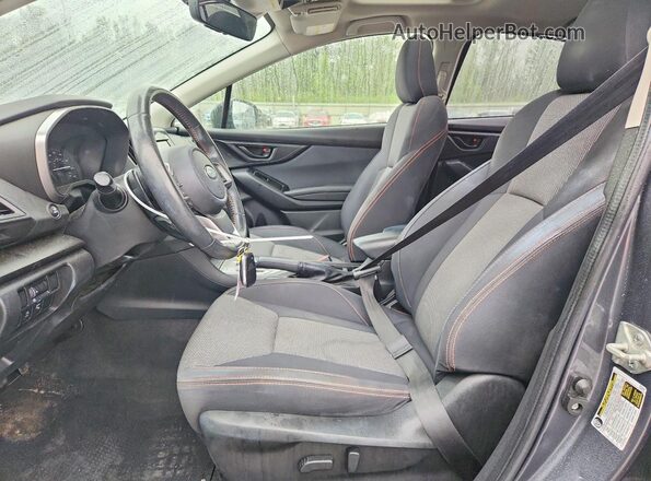 JF2GTAEC2M8321867 2021 SUBARU CROSSTREK Charcoal Vista interior delantera