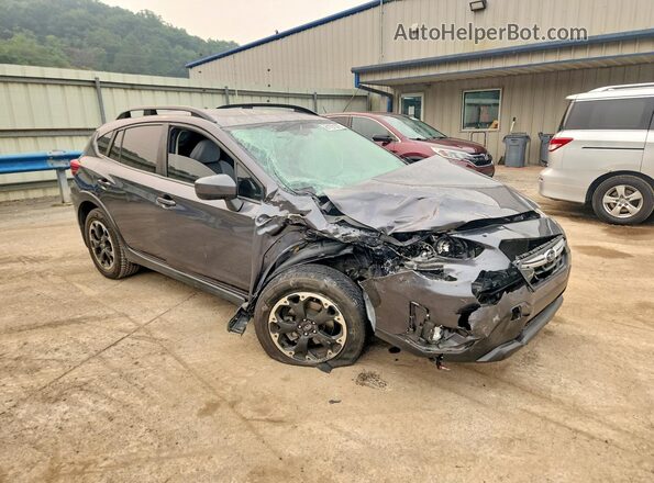 JF2GTAEC2MH232459 2021 SUBARU CROSSTREK Gray Առջևի աջ