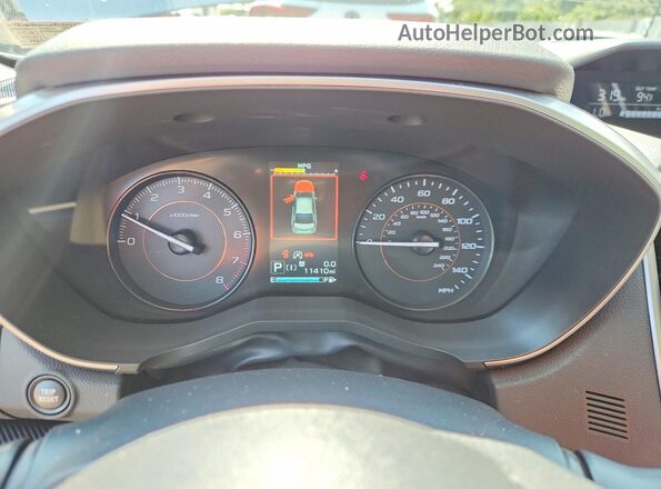 JF2GTAEC2N8280769 2022 SUBARU CROSSTREK Silver Widok zestawu wskaźników