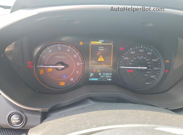 JF2GTAEC2P8330413 2023 SUBARU CROSSTREK Белый Вид щитка приборов
