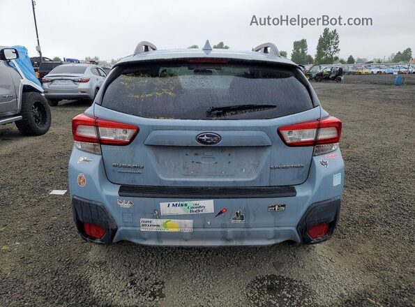JF2GTAEC3K8282719 2019 SUBARU CROSSTREK Blue Widok z tyłu