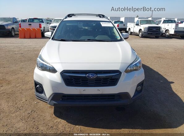 JF2GTAEC3K8301818 2019 SUBARU CROSSTREK White Vista del cuadro de instrumentos