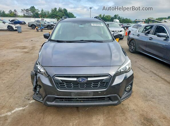 JF2GTAEC3K8341087 2019 SUBARU CROSSTREK Gray Front view