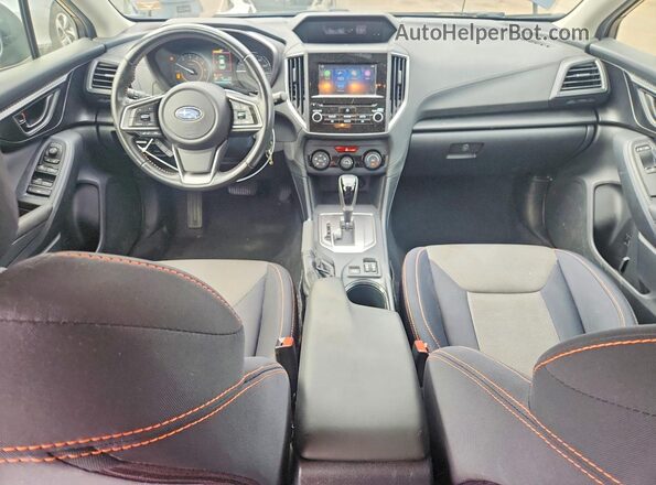JF2GTAEC3K8341087 2019 SUBARU CROSSTREK Gray Dashboard view