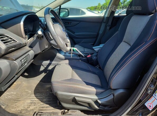 JF2GTAEC3KH348797 2019 SUBARU CROSSTREK Black Front interior view