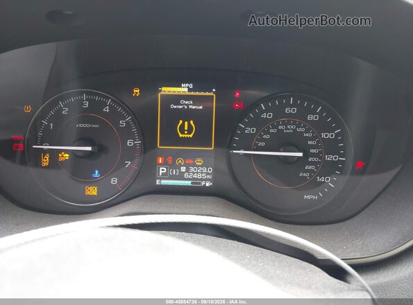 JF2GTAEC3L8223543 2020 SUBARU CROSSTREK Light Blue უკანა სავარძლების ხედი