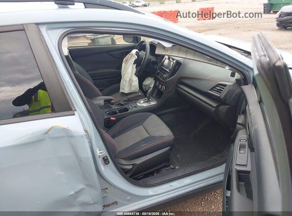 JF2GTAEC3L8223543 2020 SUBARU CROSSTREK Light Blue წინა სალონის ხედი