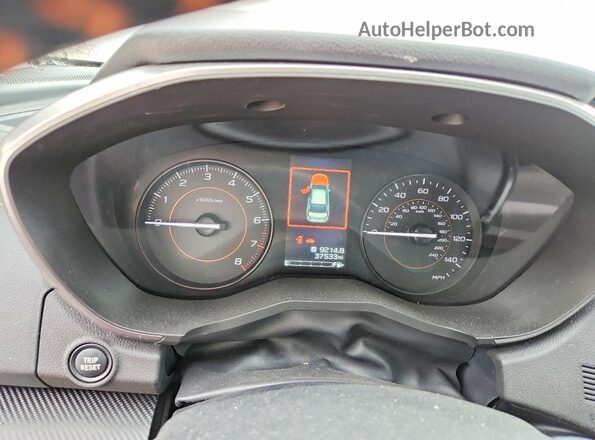JF2GTAEC3L8229813 2020 SUBARU CROSSTREK White Widok zestawu wskaźników