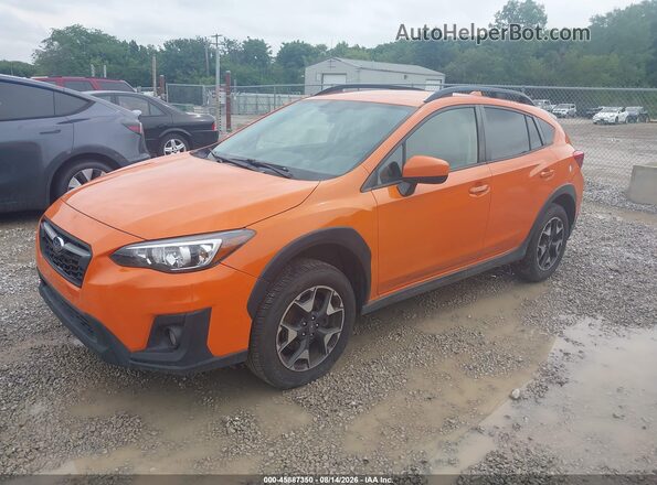 JF2GTAEC4K8348632 2019 SUBARU CROSSTREK Orange Front left
