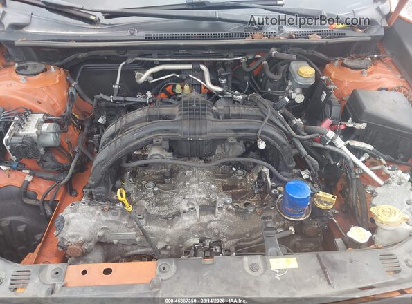 JF2GTAEC4K8348632 2019 SUBARU CROSSTREK Orange Front view