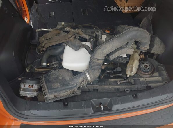 JF2GTAEC4K8348632 2019 SUBARU CROSSTREK Orange Instrument cluster view
