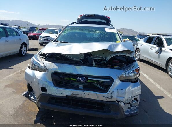 JF2GTAEC4K8352194 2019 SUBARU CROSSTREK Silver Vista frontal