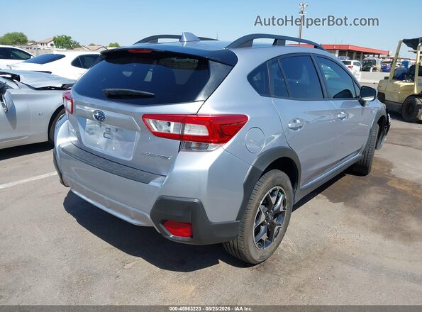 JF2GTAEC4K8352194 2019 SUBARU CROSSTREK Silver Trasero derecho