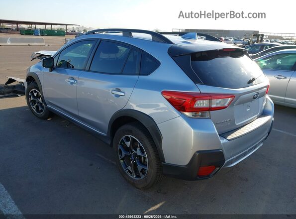 JF2GTAEC4K8352194 2019 SUBARU CROSSTREK Silver Trasero izquierdo