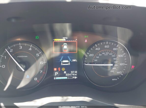 JF2GTAEC4K8352194 2019 SUBARU CROSSTREK Silver Vista de los asientos traseros