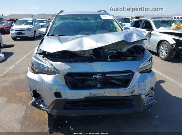 JF2GTAEC4K8352194 2019 SUBARU CROSSTREK Silver Vista del cuadro de instrumentos