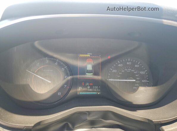 JF2GTAEC4L8274033 2020 SUBARU CROSSTREK Silver ხელსაწყოთა პანელის ხედი