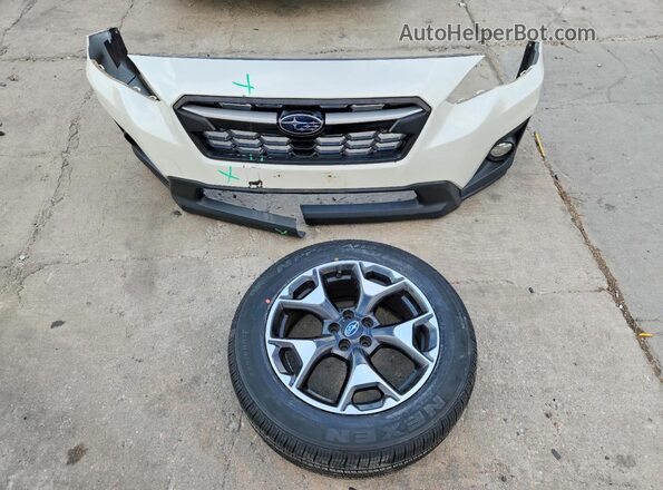 JF2GTAEC4LH207724 2020 SUBARU CROSSTREK White Widok naklejki z numerem VIN