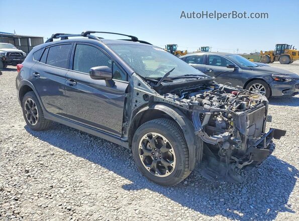 JF2GTAEC4MH376174 2021 SUBARU CROSSTREK Charcoal წინა მარჯვენა
