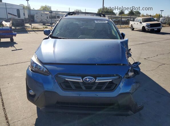JF2GTAEC4MH386462 2021 SUBARU CROSSTREK Синий Вид спереди