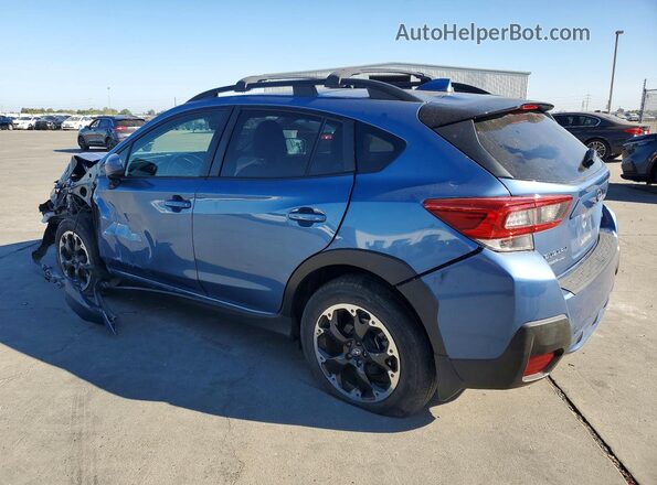JF2GTAEC4MH386462 2021 SUBARU CROSSTREK Синий Задняя левая четверть