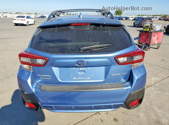 JF2GTAEC4MH386462 2021 SUBARU CROSSTREK Синий Вид сзади