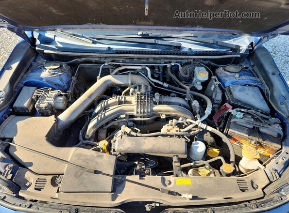 JF2GTAEC5KH315753 2019 SUBARU CROSSTREK Blue Rear interior view