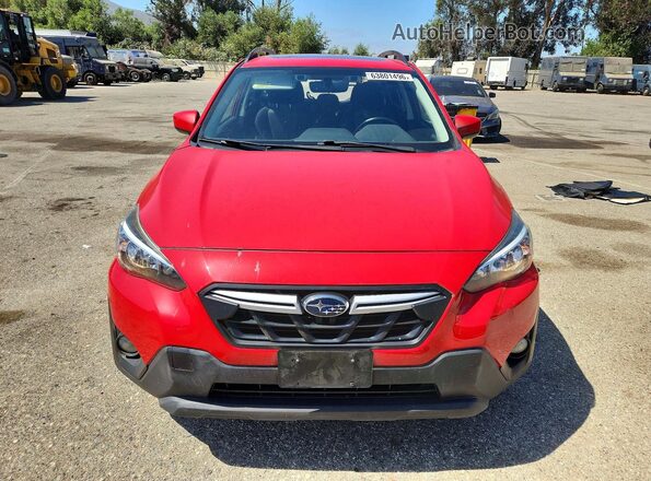 JF2GTAEC5M8246789 2021 SUBARU CROSSTREK Red Vista frontal