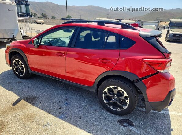 JF2GTAEC5M8246789 2021 SUBARU CROSSTREK Red Trasero izquierdo