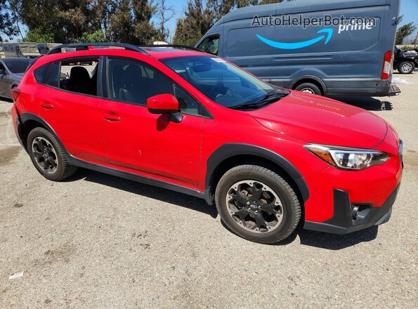 JF2GTAEC5M8246789 2021 SUBARU CROSSTREK Red Delantero derecho