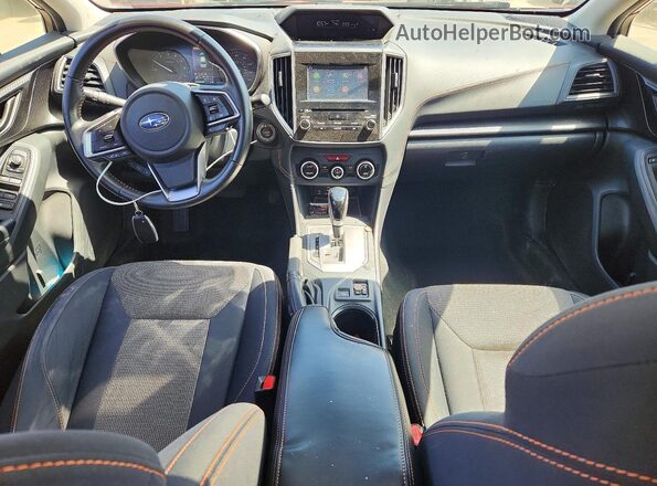 JF2GTAEC5M8246789 2021 SUBARU CROSSTREK Red Vista del salpicadero