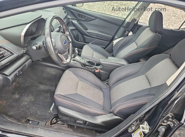 JF2GTAEC5M8332216 2021 SUBARU CROSSTREK Black Front interior view