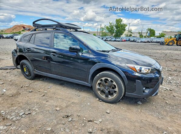 JF2GTAEC6M8318485 2021 SUBARU CROSSTREK Black Przód prawy