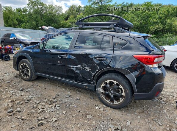 JF2GTAEC6M8318485 2021 SUBARU CROSSTREK Black Tył lewy