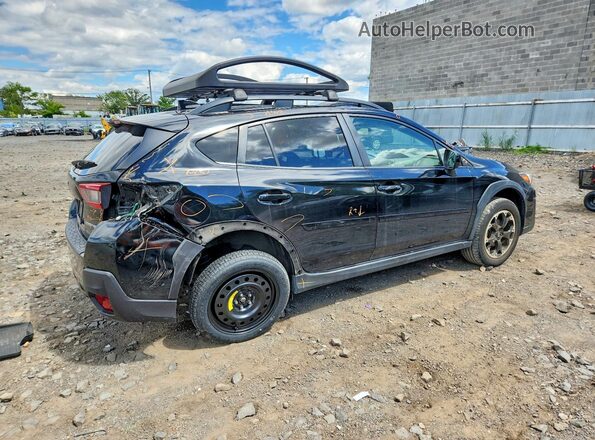 JF2GTAEC6M8318485 2021 SUBARU CROSSTREK Black Tył prawy