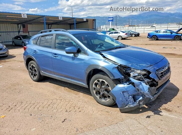 JF2GTAEC7NH251915 2022 SUBARU CROSSTREK Blue Front right