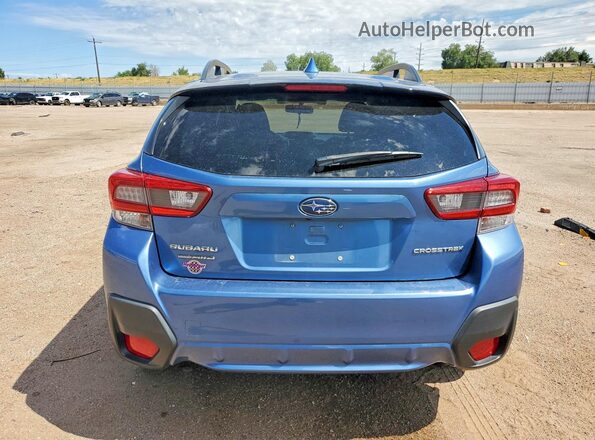 JF2GTAEC7NH251915 2022 SUBARU CROSSTREK Blue Rear view