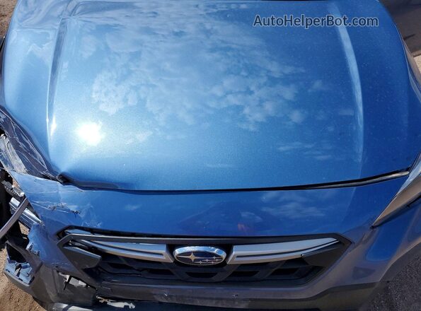 JF2GTAEC7NH251915 2022 SUBARU CROSSTREK Blue Engine compartment view