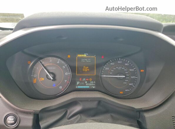 JF2GTAEC7PH305975 2023 SUBARU CROSSTREK White Սարքավորումների վահանակի տեսք