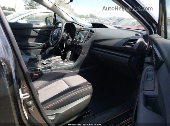 JF2GTAEC8KH365322 2019 SUBARU CROSSTREK Gray Vista interior delantera