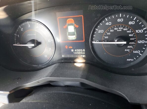 JF2GTAEC8PH282920 2023 SUBARU CROSSTREK Silver Widok zestawu wskaźników