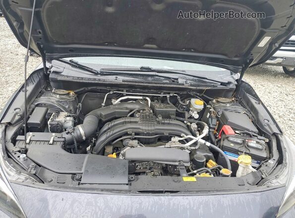 JF2GTAEC9K8224579 2019 SUBARU CROSSTREK Charcoal უკანა სალონის ხედი