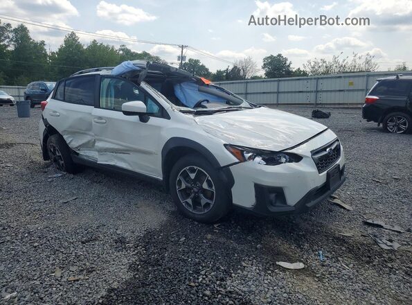 JF2GTAEC9LH212689 2020 SUBARU CROSSTREK White Przód prawy