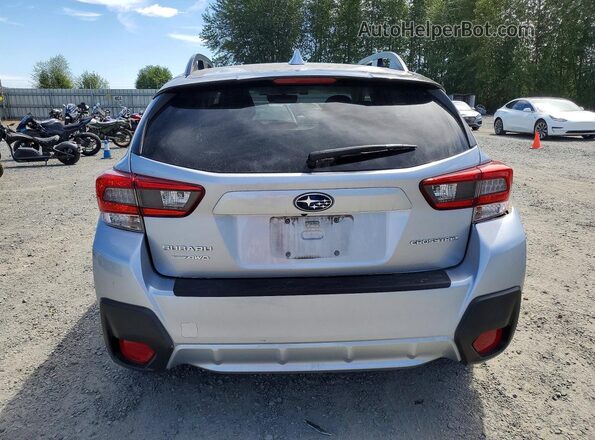JF2GTAECXLH243305 2020 SUBARU CROSSTREK Серебряный Вид сзади
